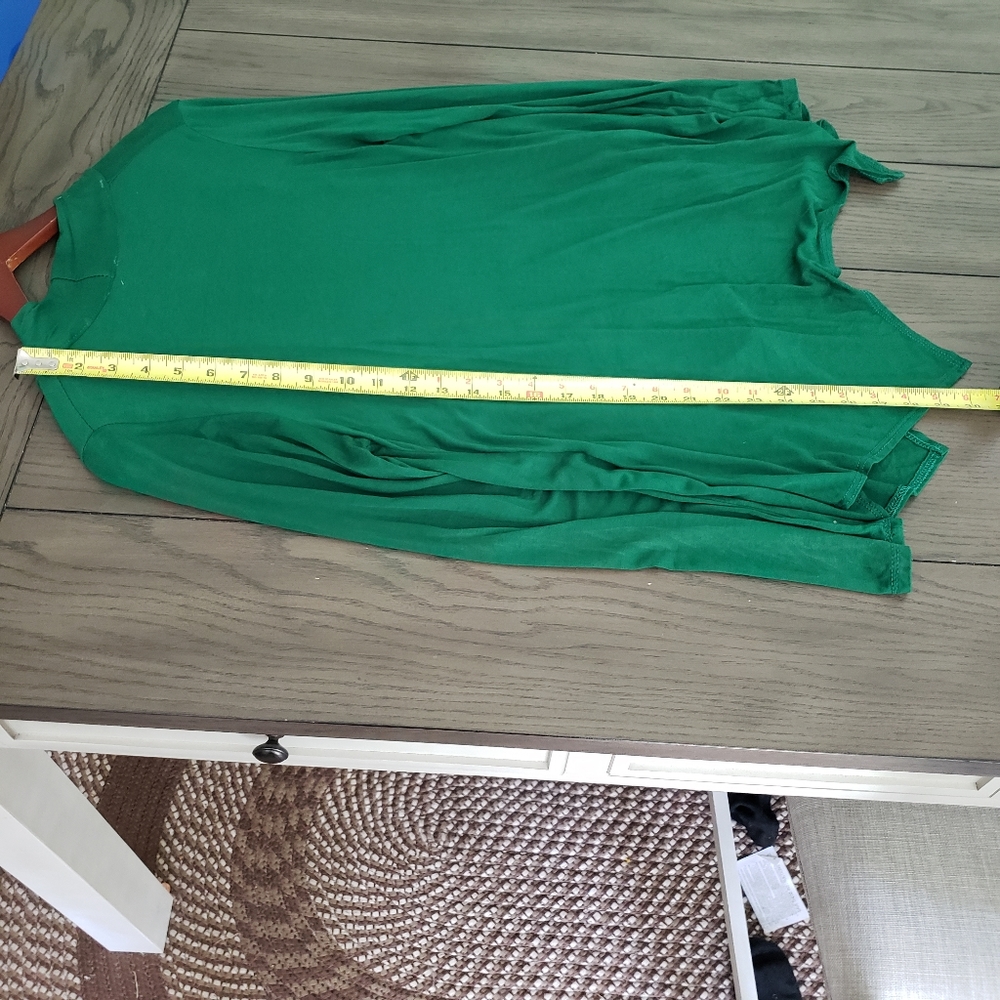 Prospect BLVD Green Thin Cardigan